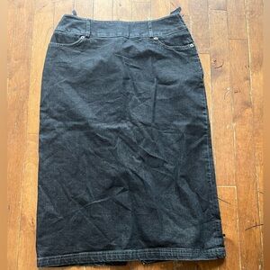 Anage Black Pencil Skirt